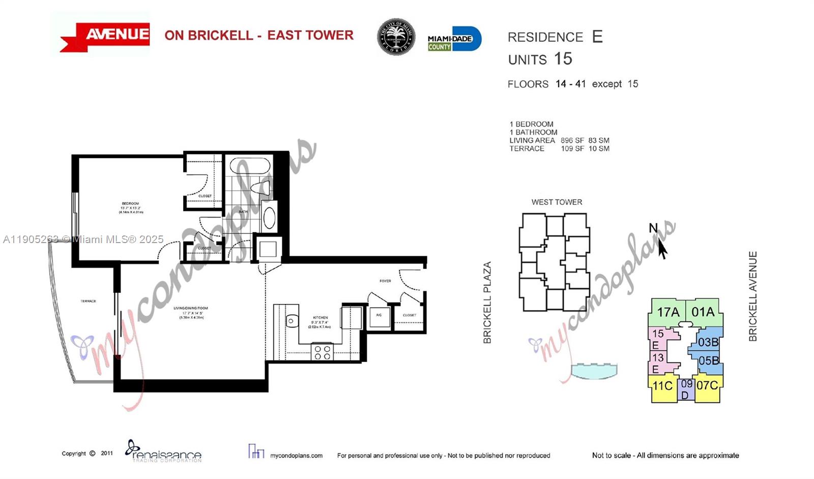 1060 Brickell Ave #3615, Miami FL 33131