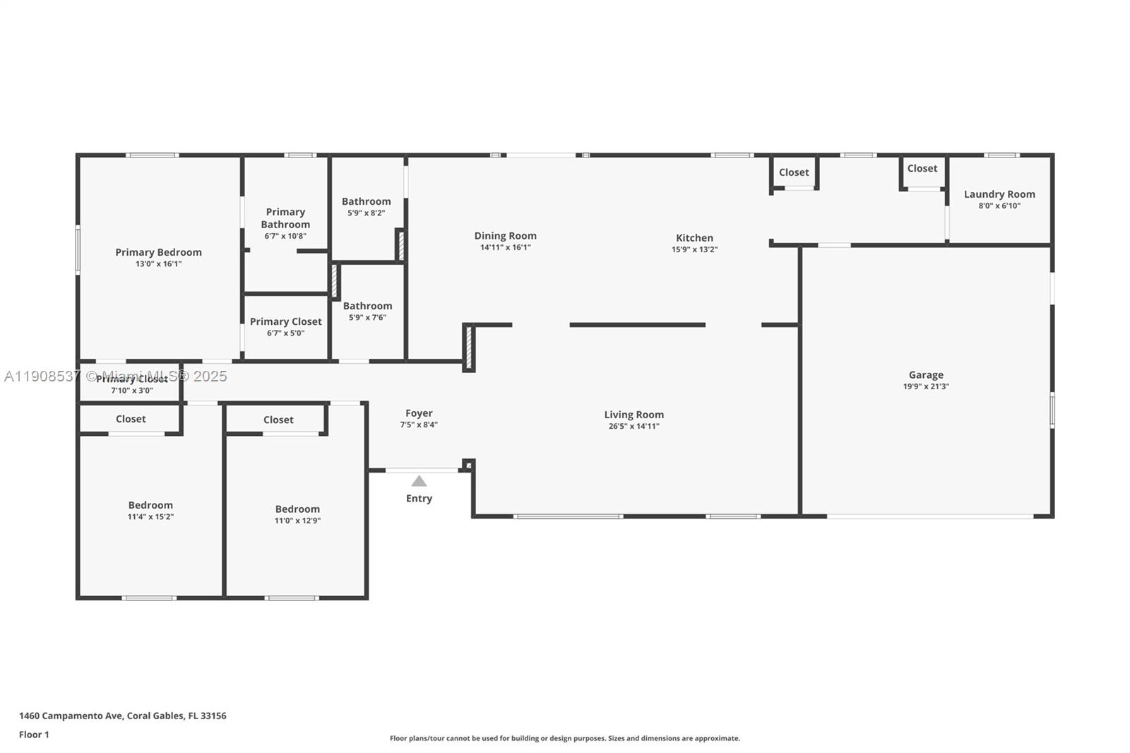 1460 Campamento Ave, Coral Gables FL 33156