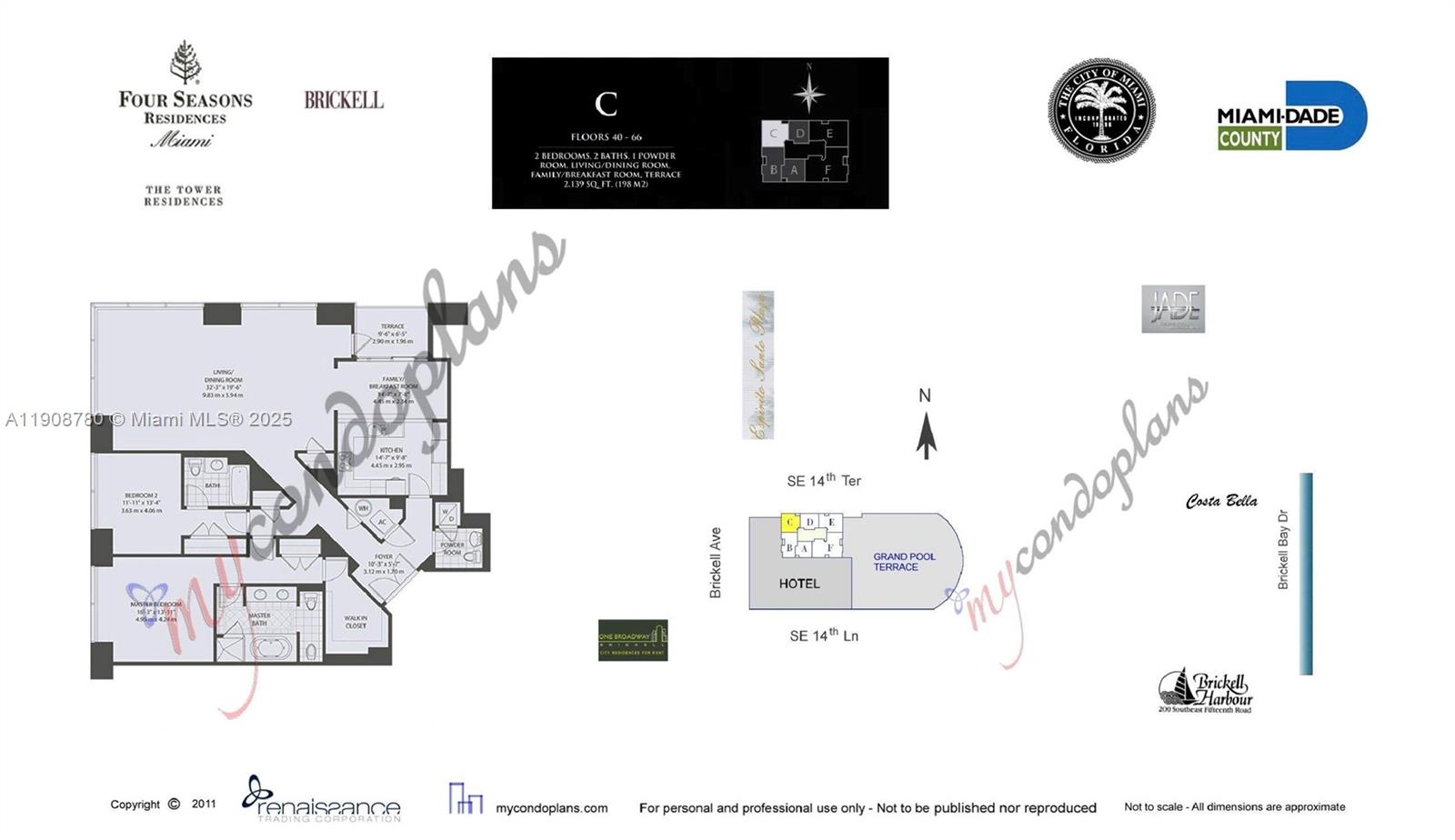 1425 Brickell Ave #65C, Miami FL 33131