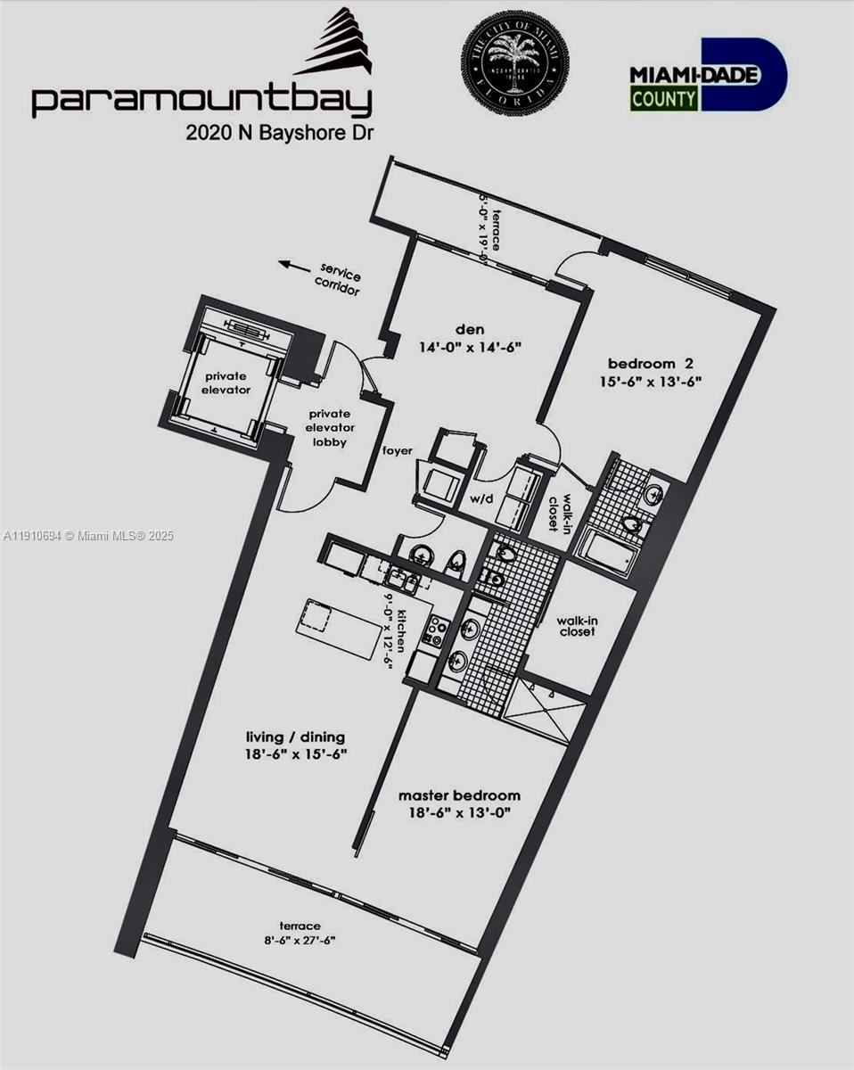 2020 N Bayshore Dr #2007, Miami FL 33137