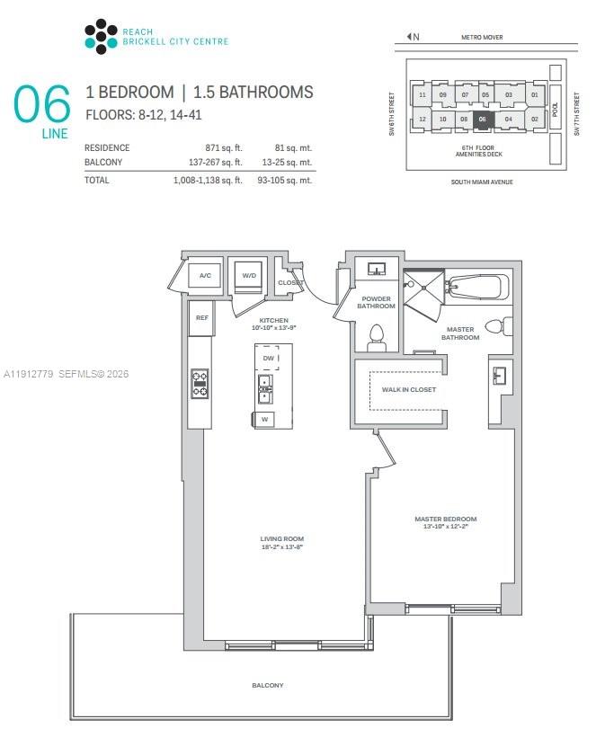 68 SE 6th St #3806, Miami FL 33131