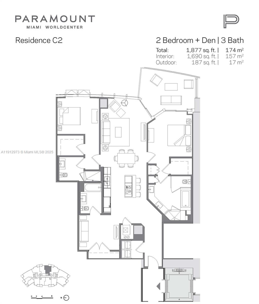 851 NE 1st Ave #1107, Miami FL 33132