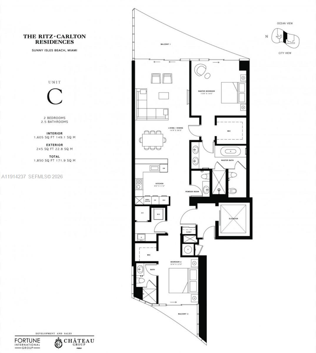 15701 Collins Ave #3203, Sunny Isles Beach FL 33160