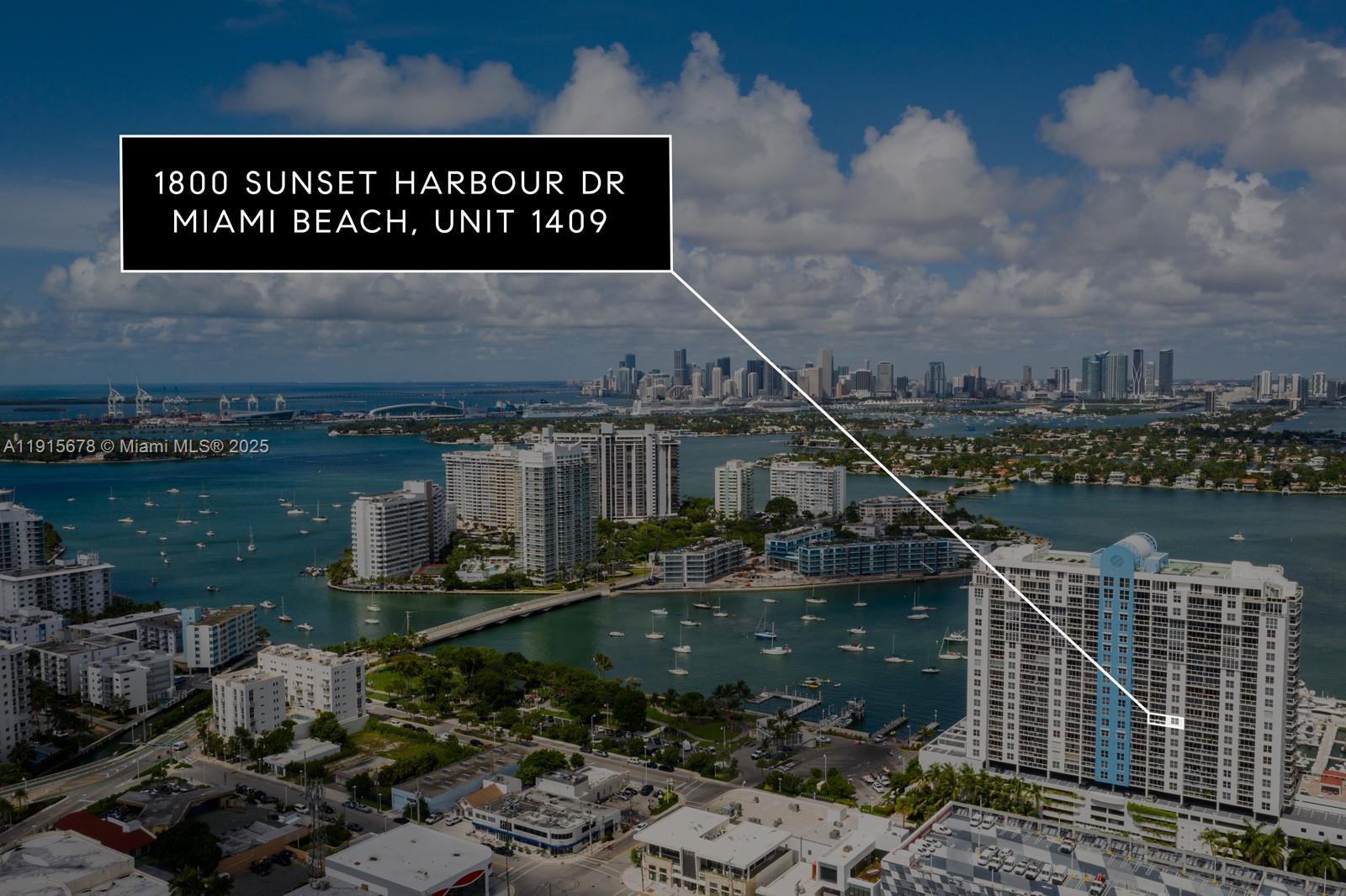 1800 Sunset Harbour Dr #1409, Miami Beach FL 33139