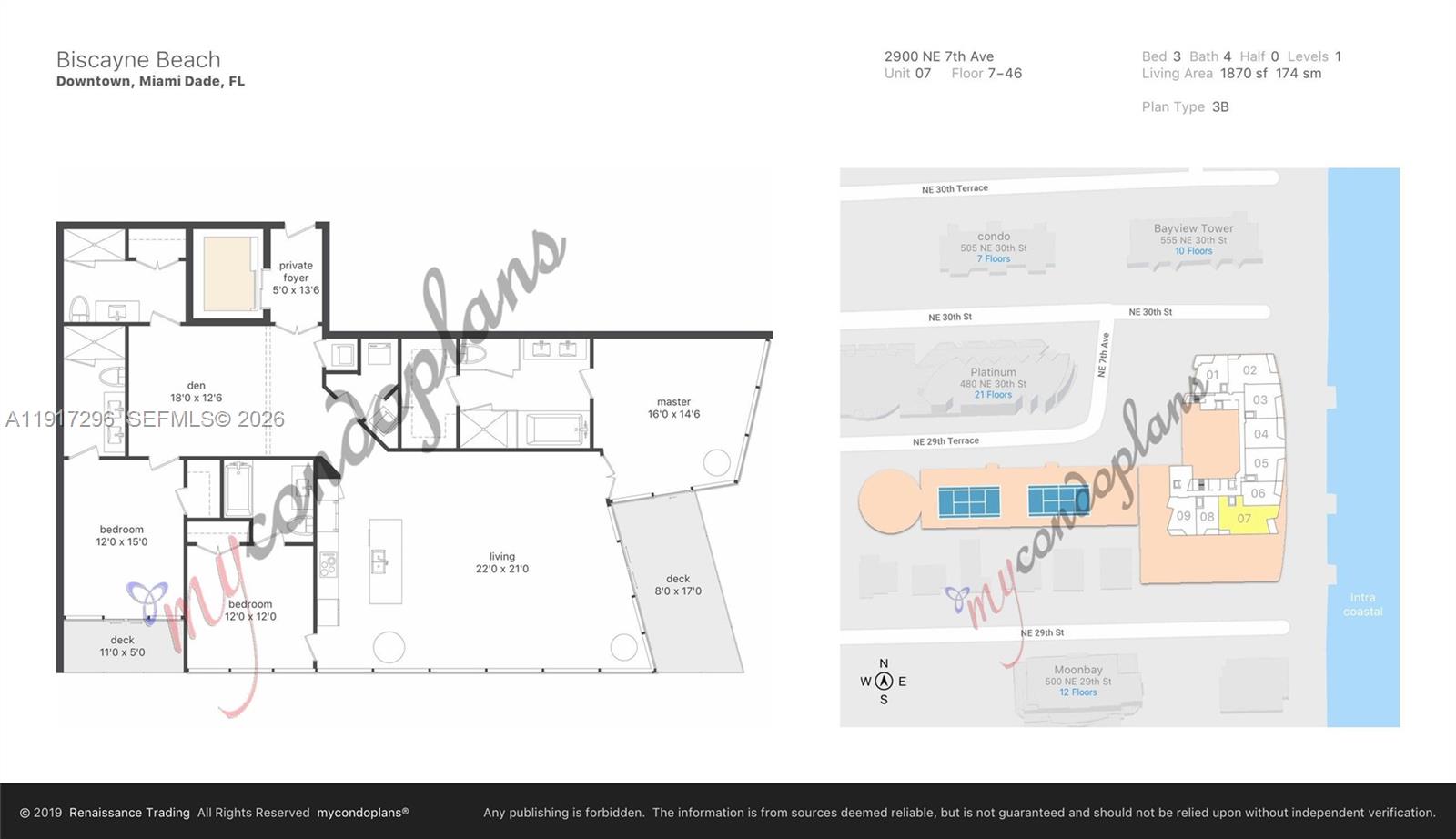 2900 NE 7th Ave #1807, Miami FL 33137