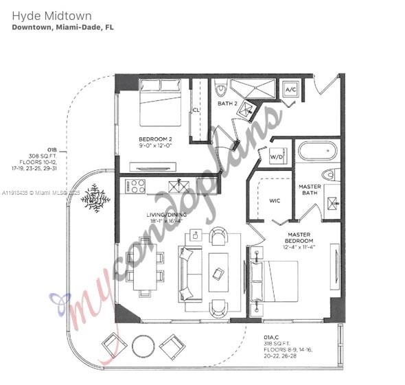 121 NE 34th St #1001, Miami FL 33137