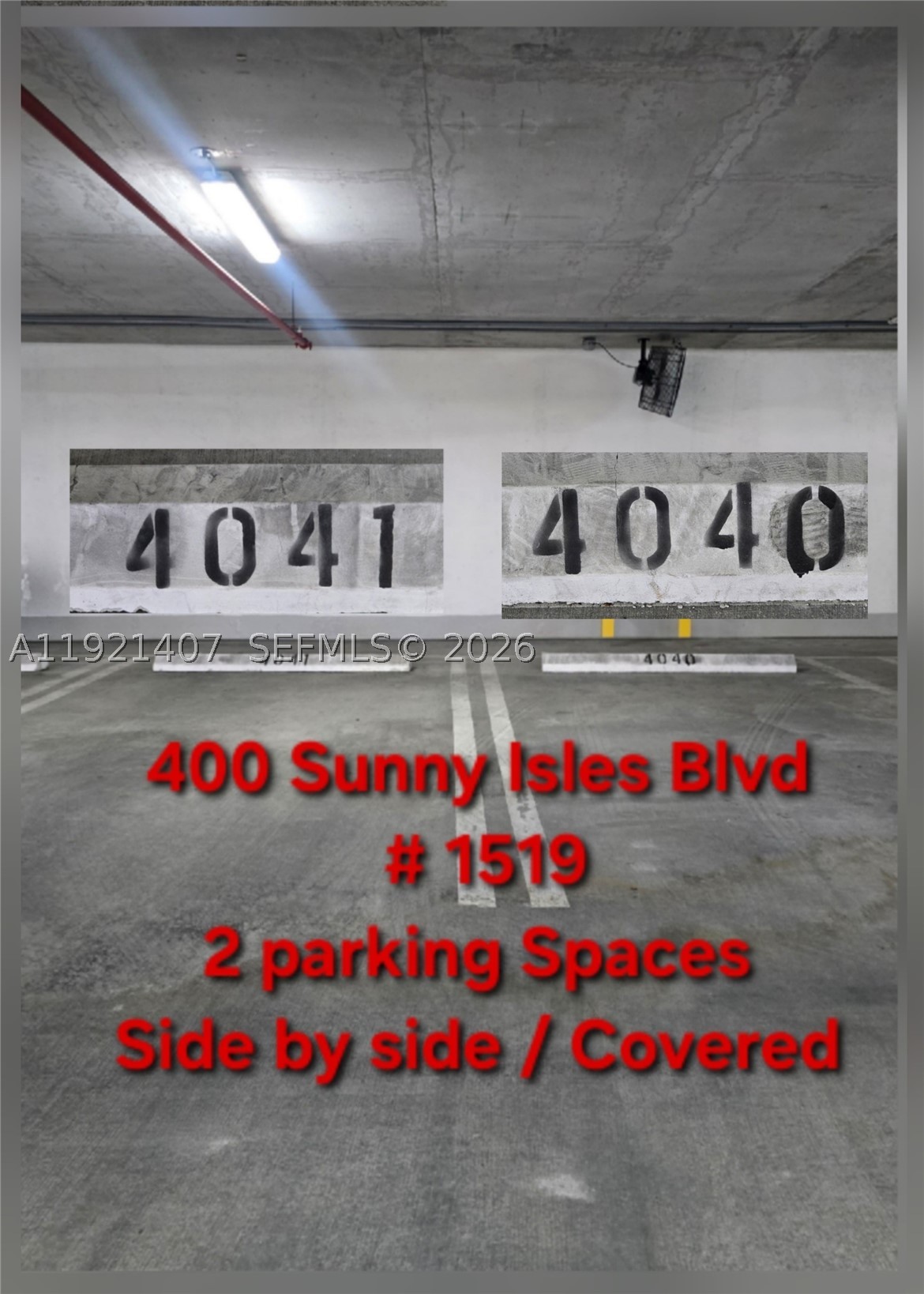 400 Sunny Isles Blvd (2 Parkings) #1519, Sunny Isles Beach FL 33160