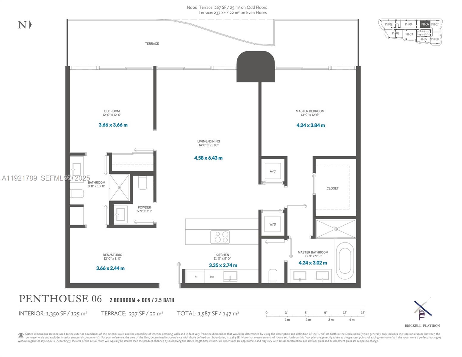 1000 Brickell Plz #PH5706, Miami FL 33131
