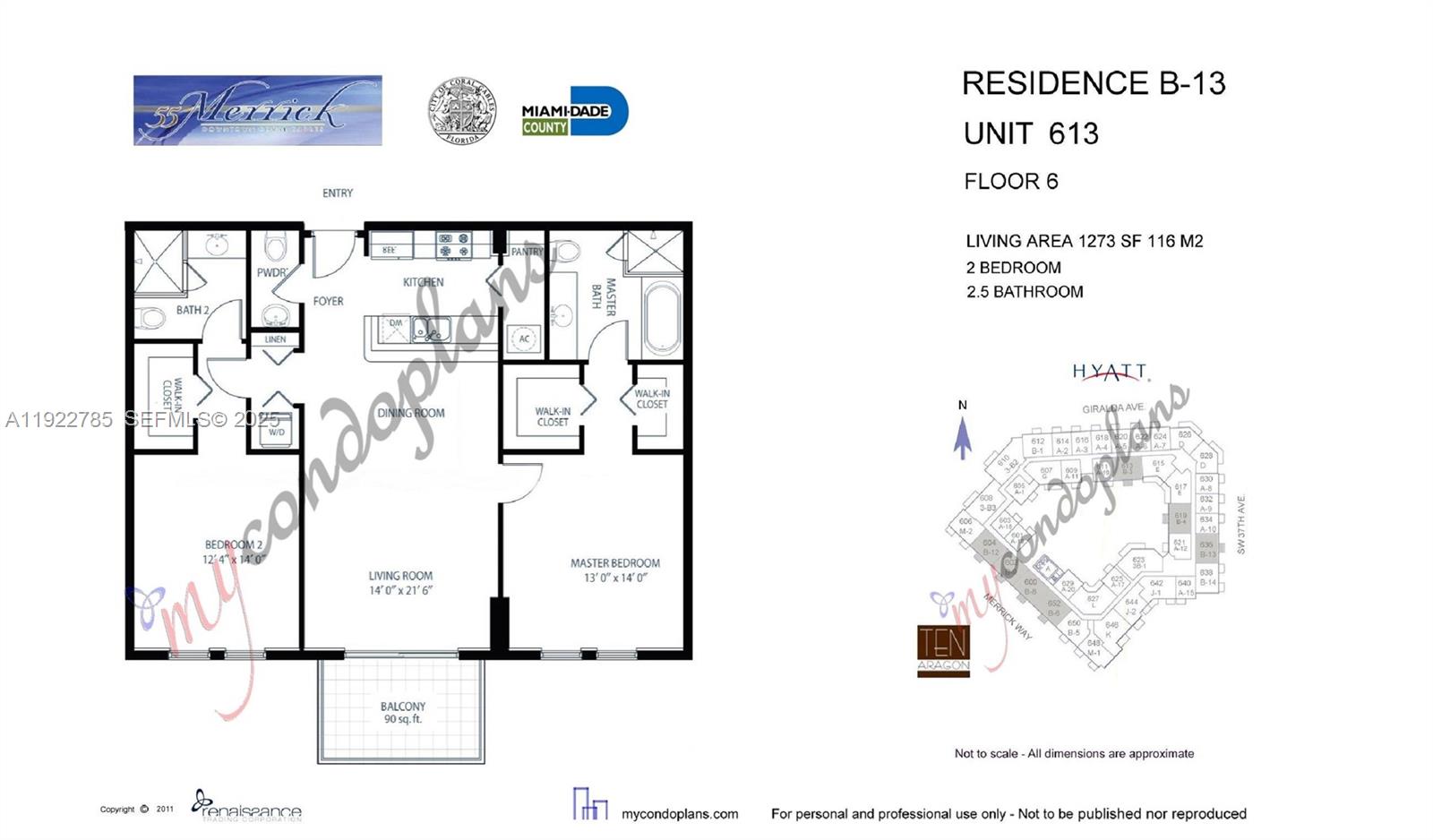 55 Merrick Way #613, Coral Gables FL 33134