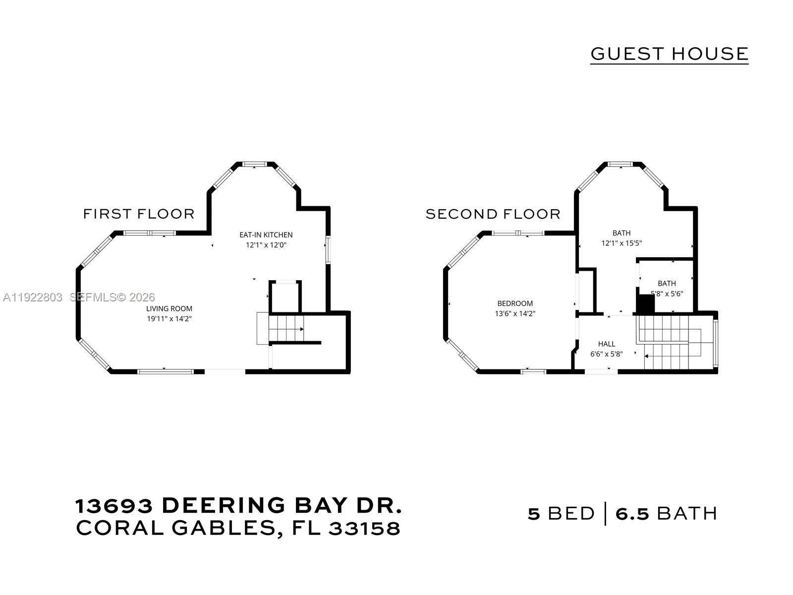 13693 Deering Bay Dr, Coral Gables FL 33158