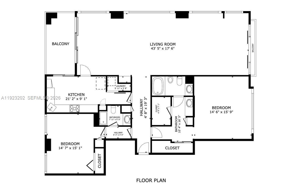 1541 Brickell Ave #C2705, Miami FL 33129