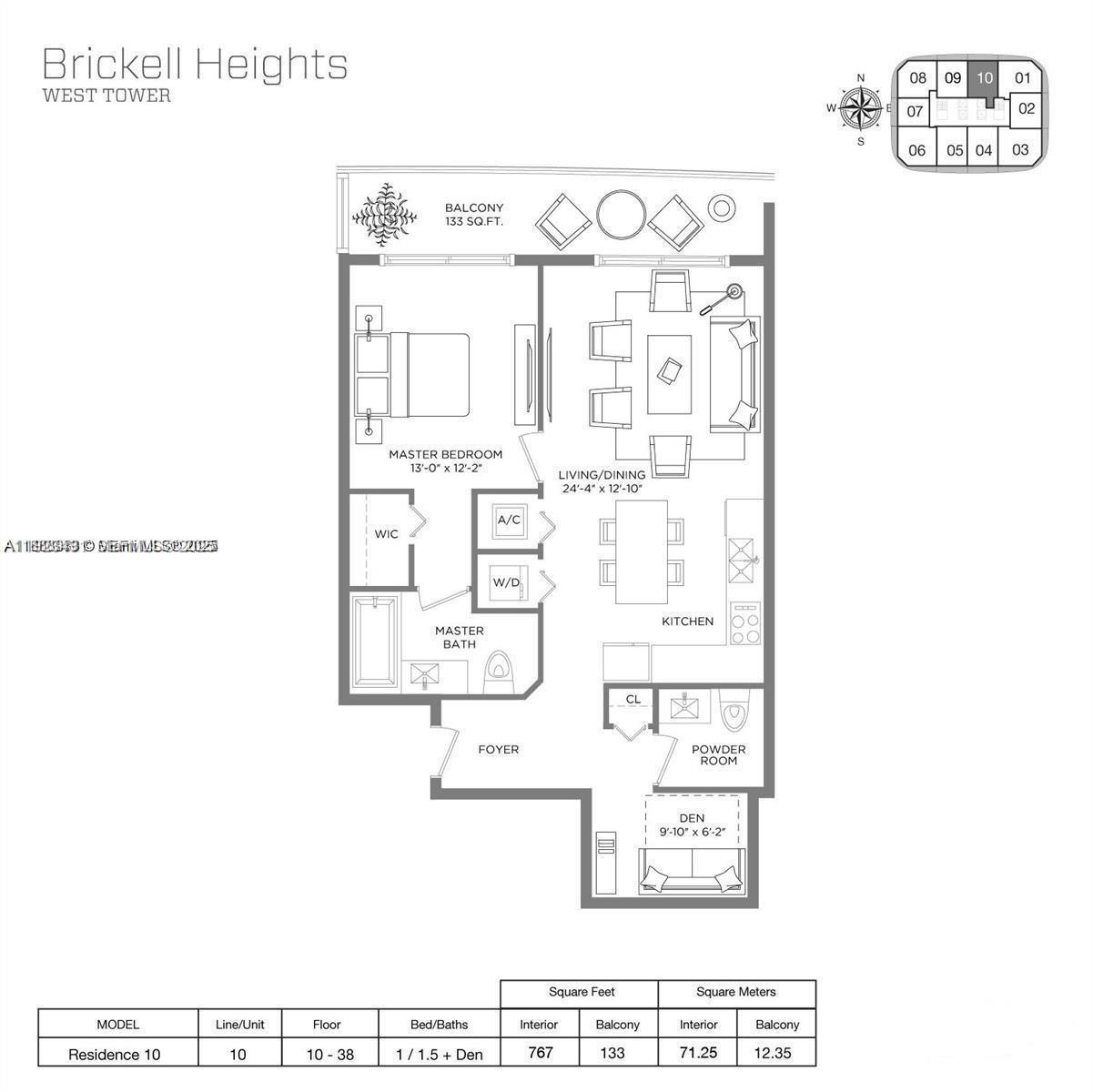 55 SW 9th St #1910, Miami FL 33130