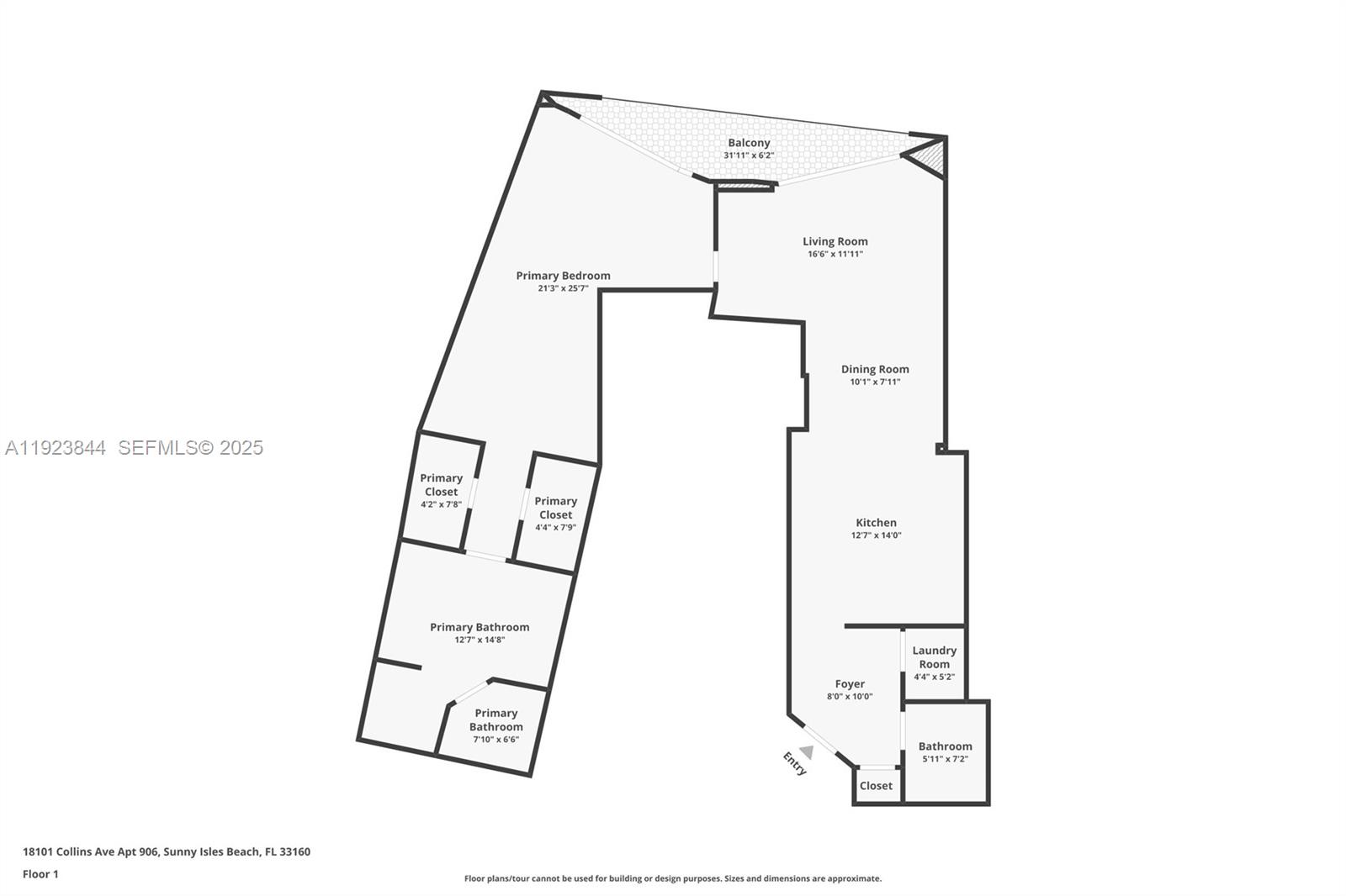18101 Collins Ave #906, Sunny Isles Beach FL 33160