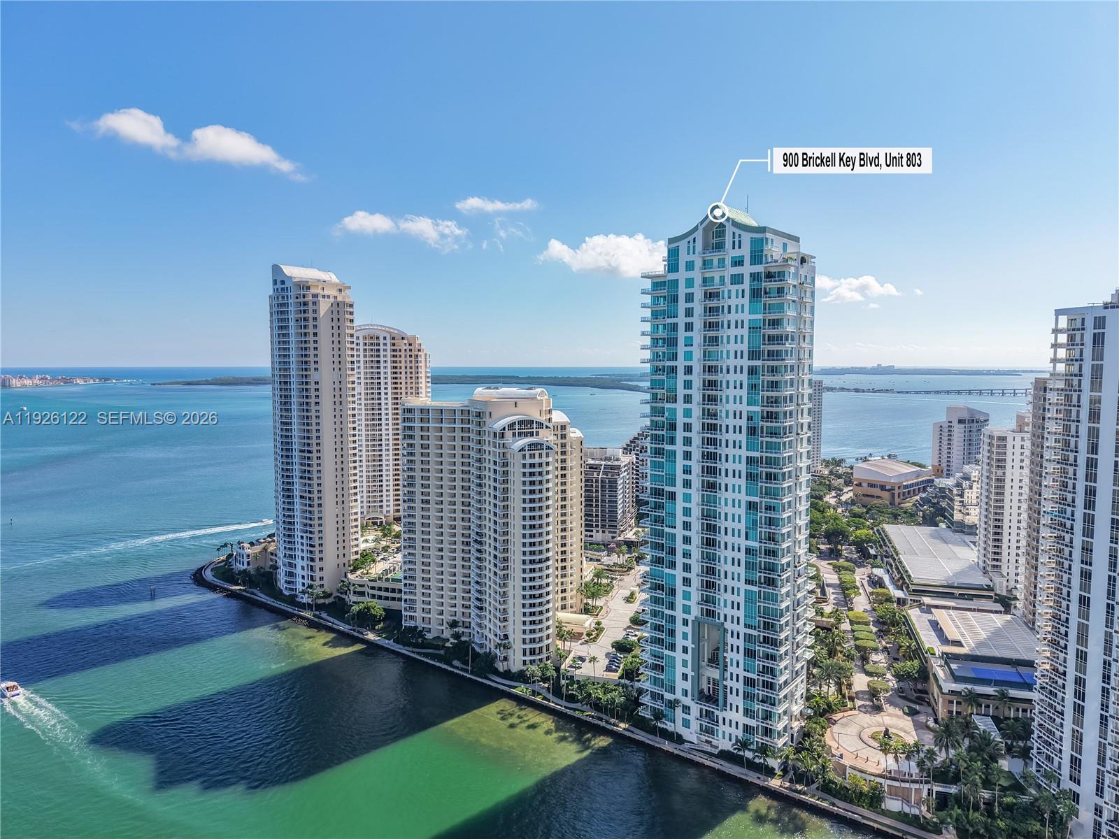 900 Brickell Key Blvd #803, Miami FL 33131
