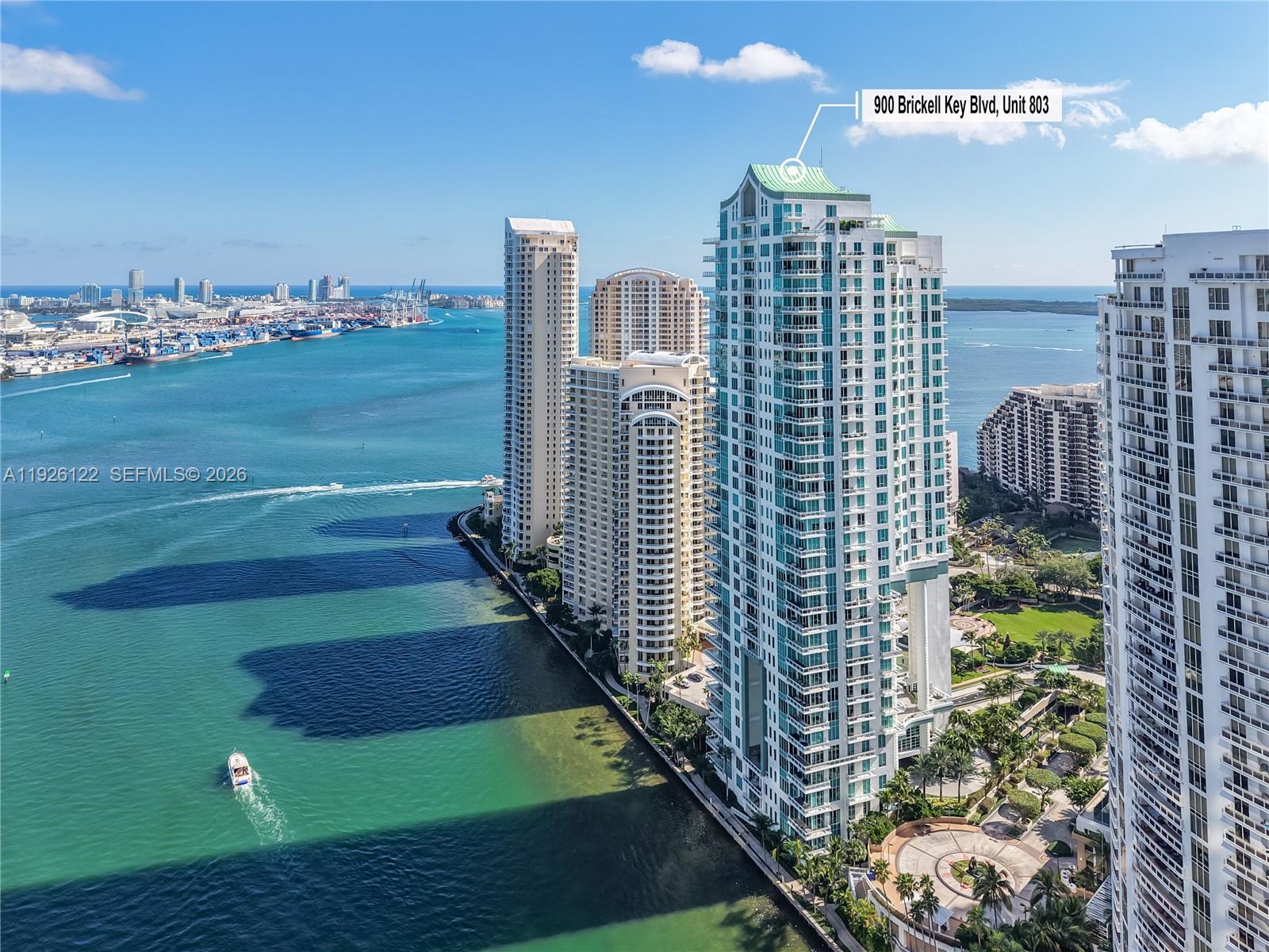 900 Brickell Key Blvd #803, Miami FL 33131