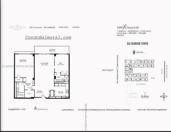 9801 Collins Ave #8N Ocean Views, Bal Harbour FL 33154