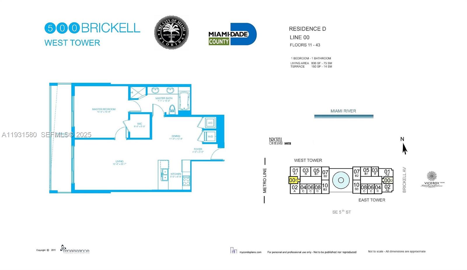 55 SE 6th St #2700, Miami FL 33131