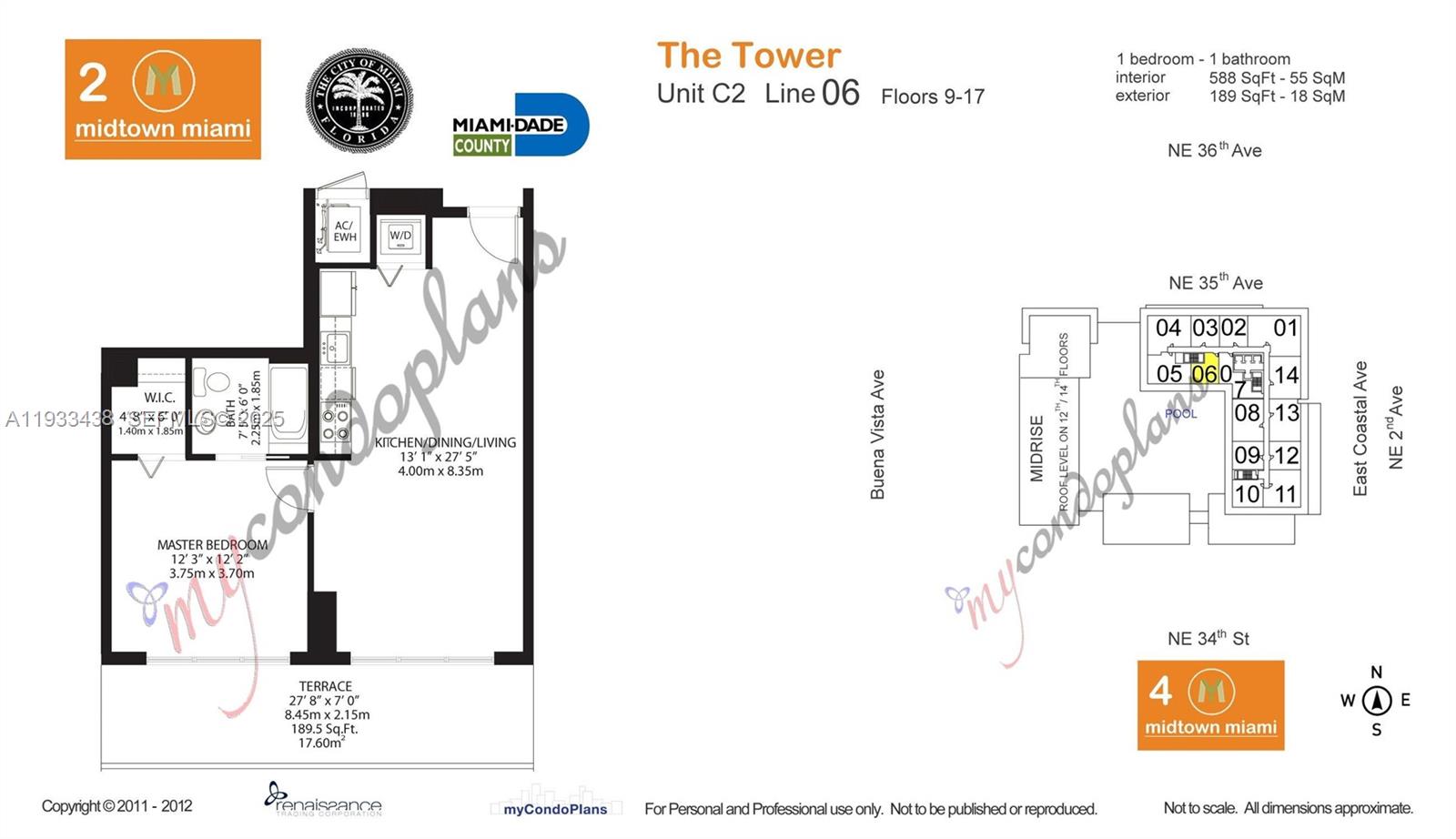 3470 E Coast Ave #H1406, Miami FL 33137