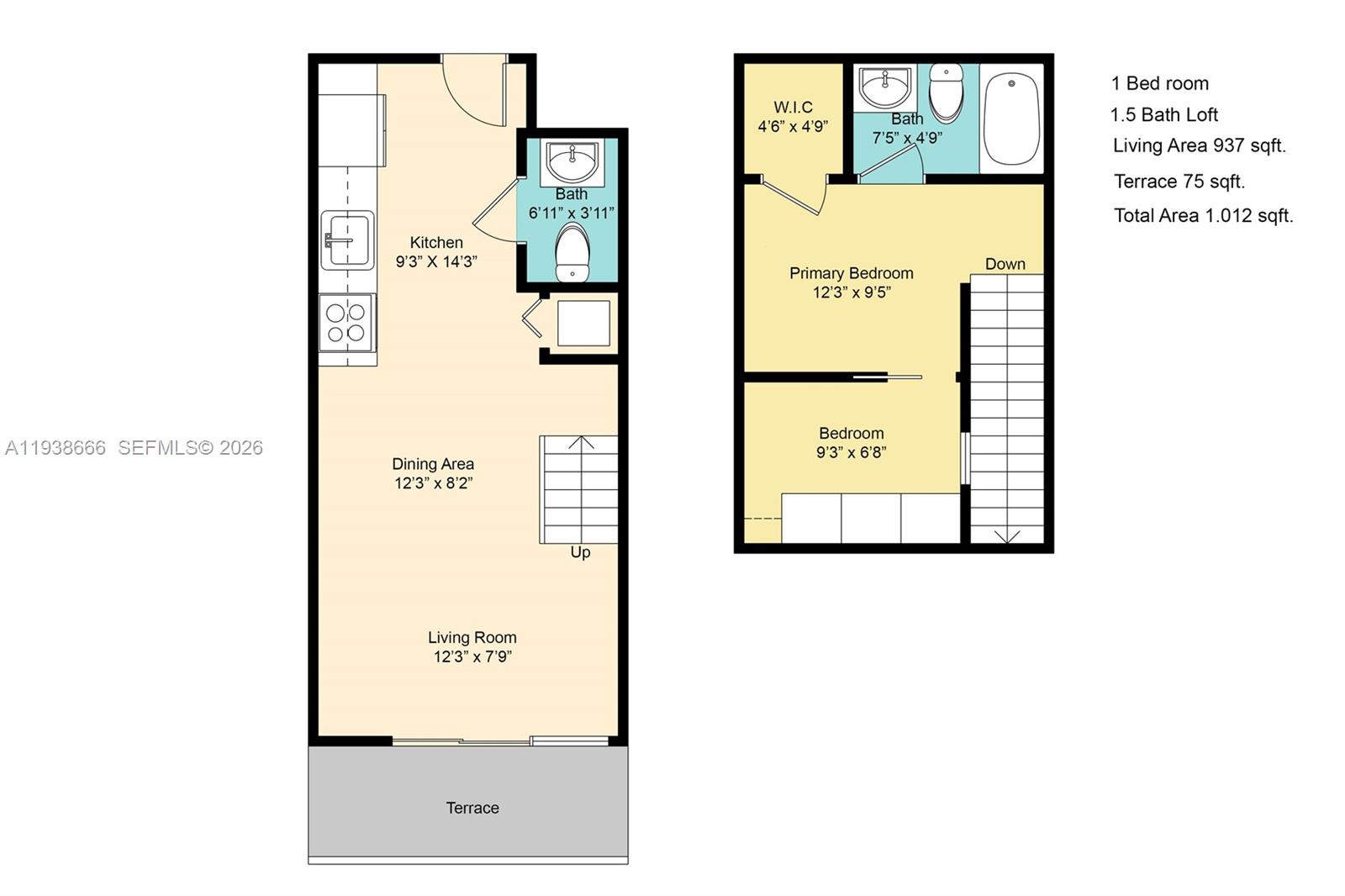 60 SW 13th St #2422, Miami FL 33130