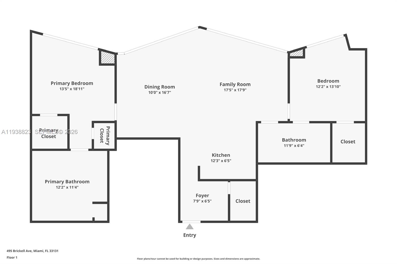 495 Brickell Ave #2204, Miami FL 33131