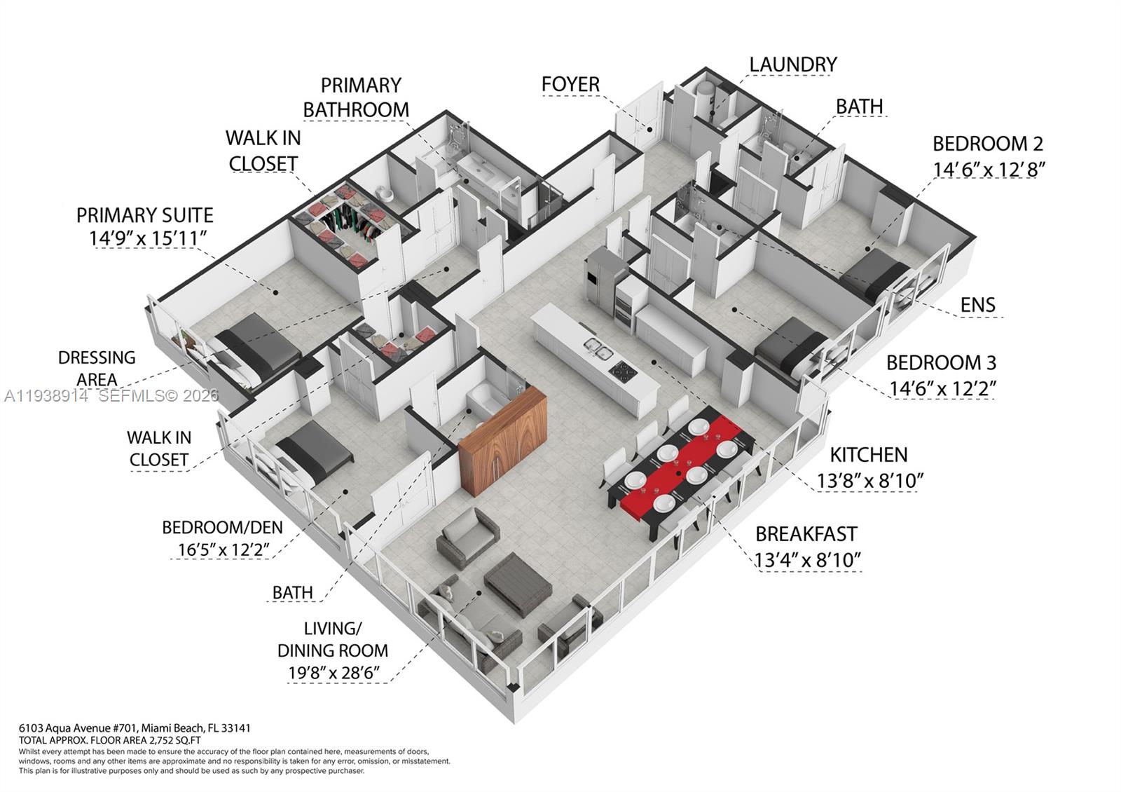 6103 Aqua Ave #701, Miami Beach FL 33141