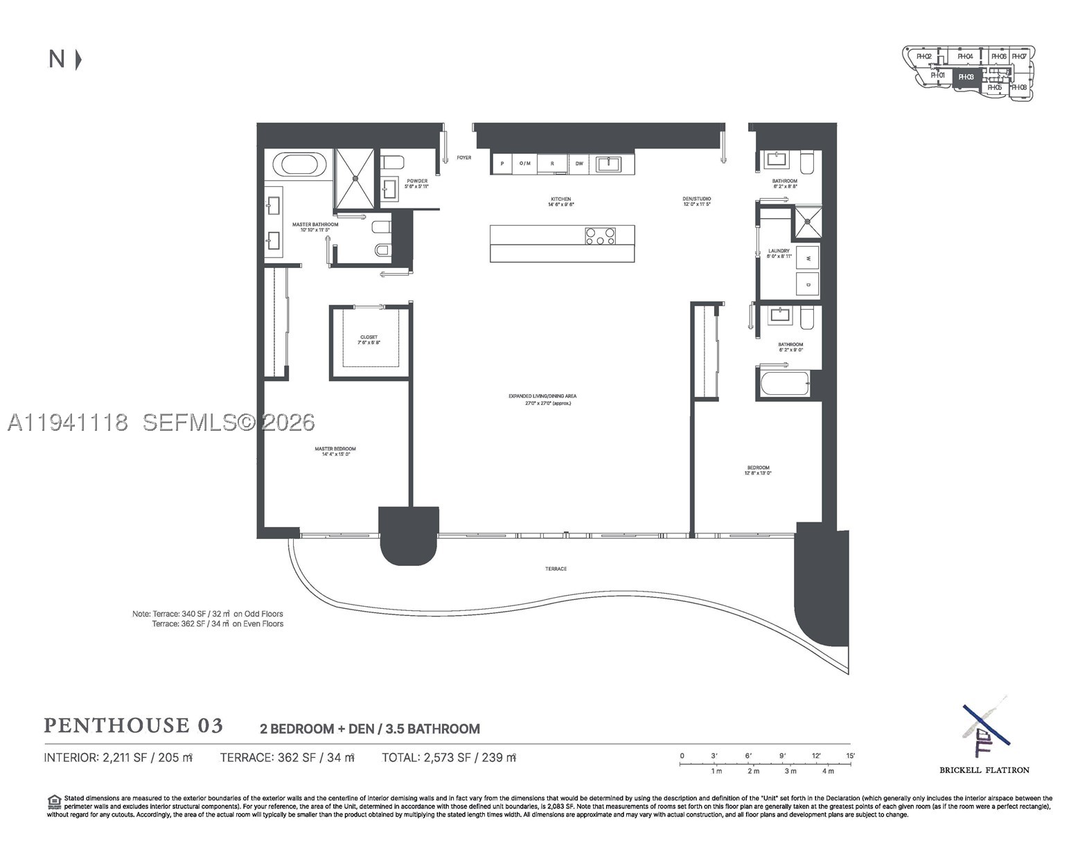 1000 Brickell Plz #PH5403, Miami FL 33131