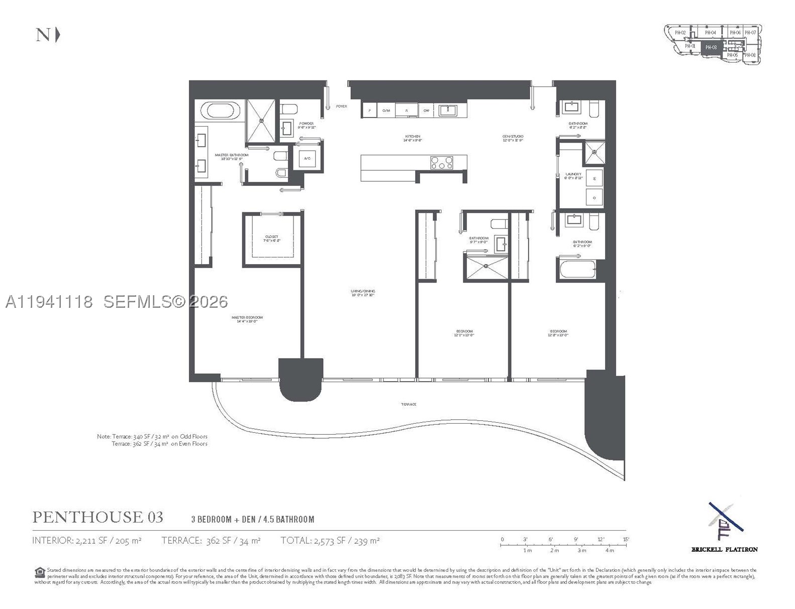 1000 Brickell Plz #PH5403, Miami FL 33131
