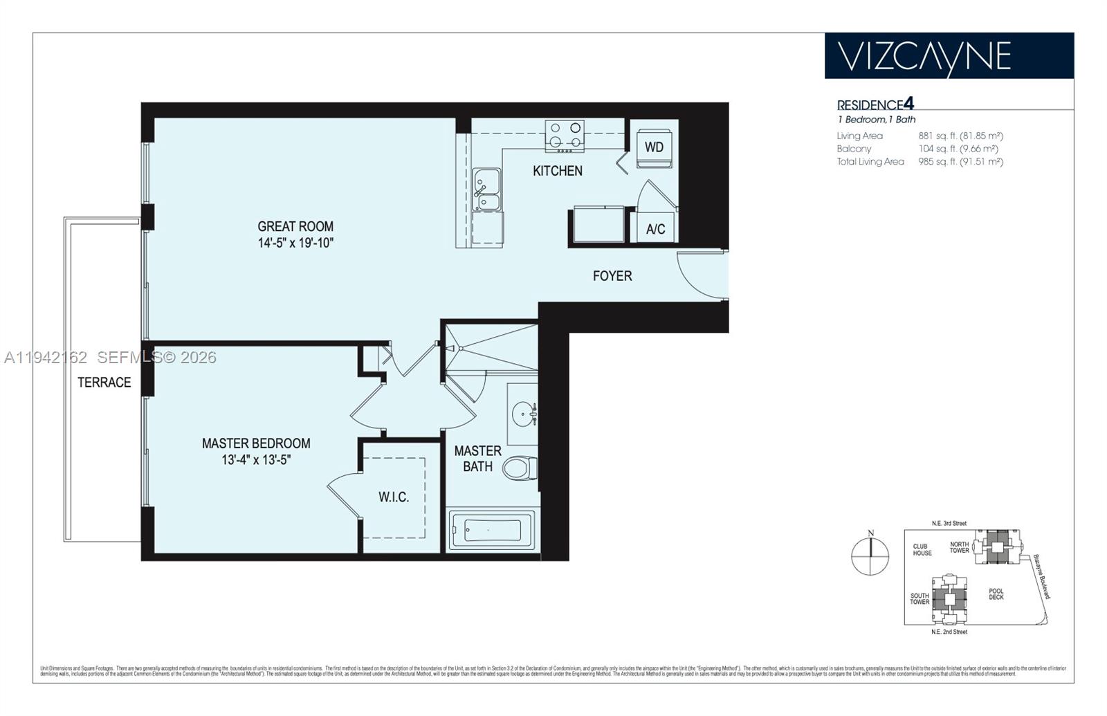 253 NE 2nd St #1107, Miami FL 33132