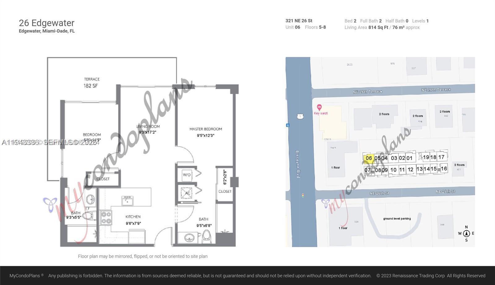 321 NE 26th St #706, Miami FL 33137