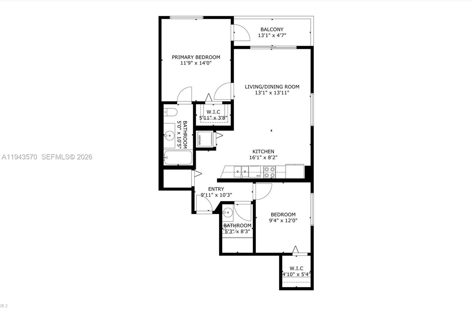 31 SE 6th St #2008, Miami FL 33131