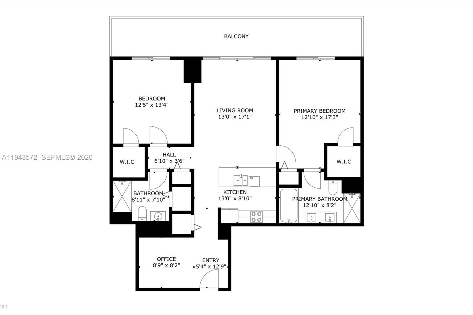 79 SW 12th St #3809S, Miami FL 33130