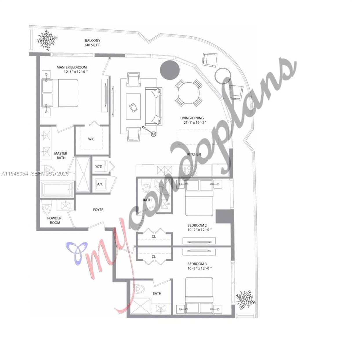 55 SW 9th St #4201, Miami FL 33130