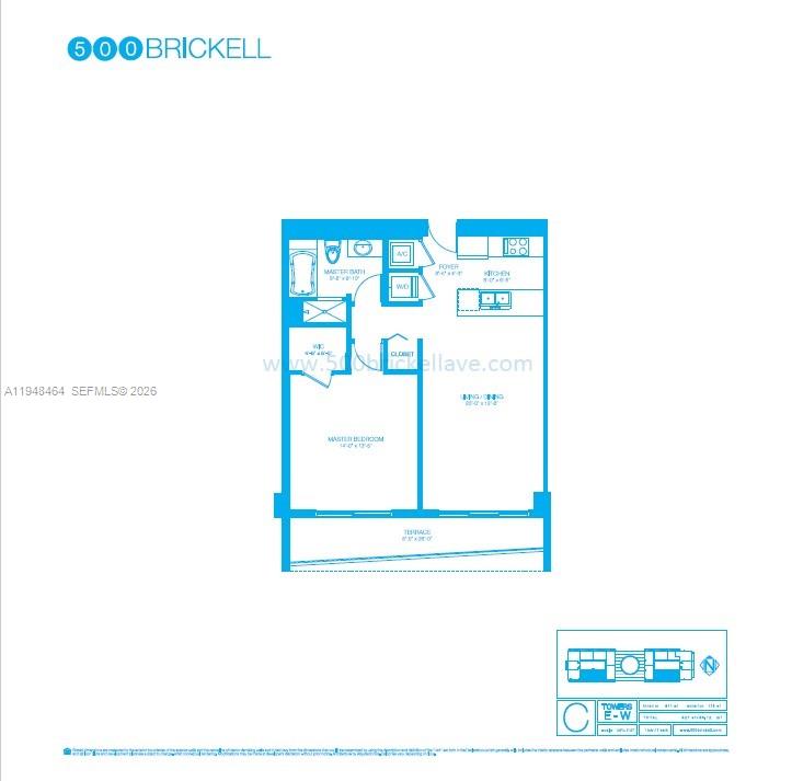 500 Brickell Ave #3408, Miami FL 33131