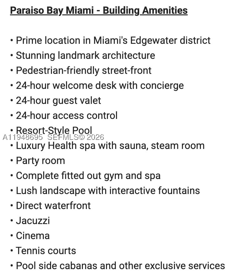 650 NE 32nd St #4306, Miami FL 33137