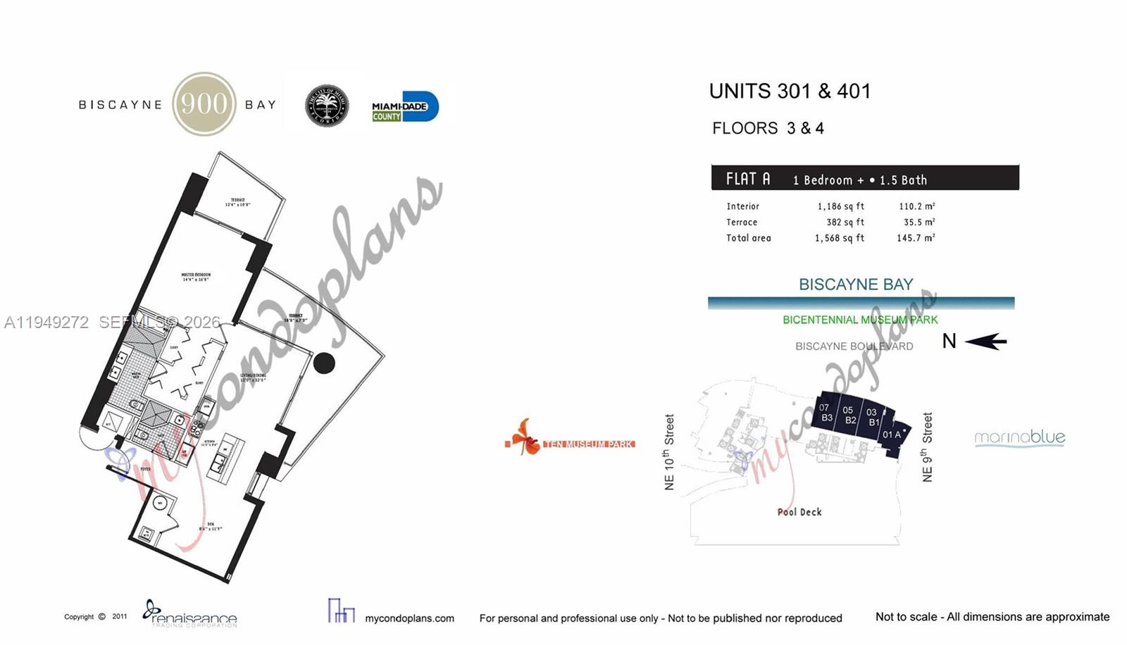 900 Biscayne Blvd #301, Miami FL 33132