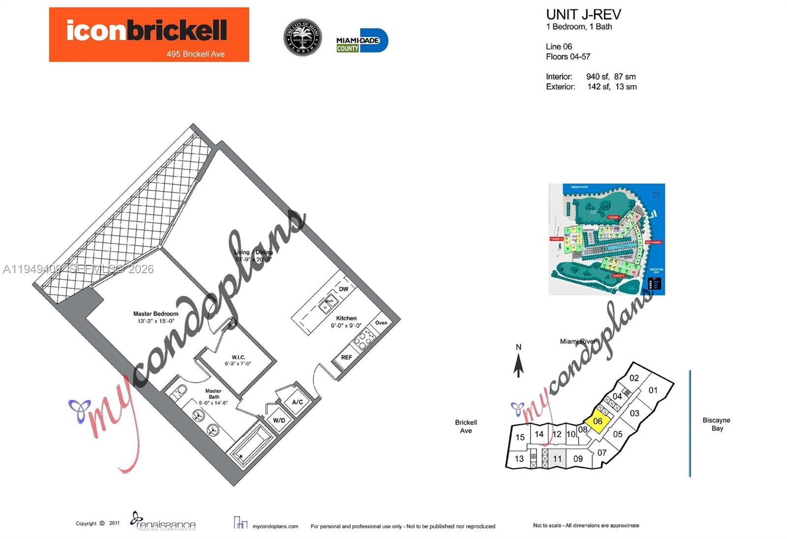 465 Brickell Ave #4006, Miami FL 33131