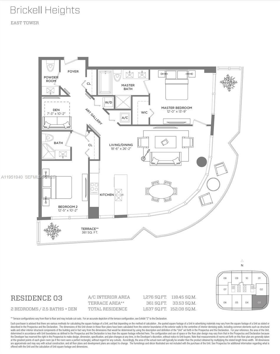 45 SW 9 ST #1603, Miami FL 33130