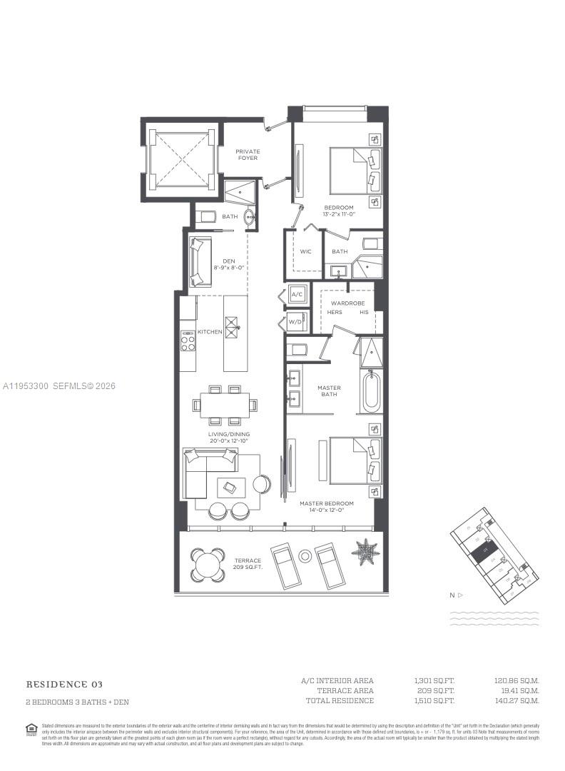 650 NE 32 St #2703, Miami FL 33137