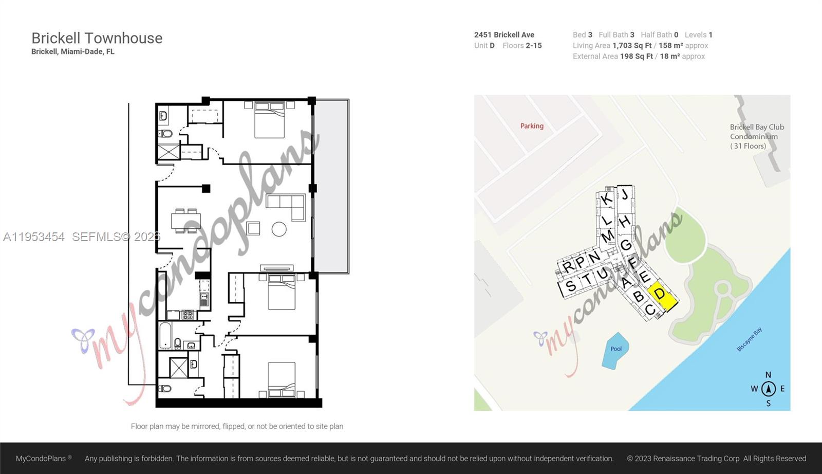 2451 Brickell Ave #14D, Miami FL 33129