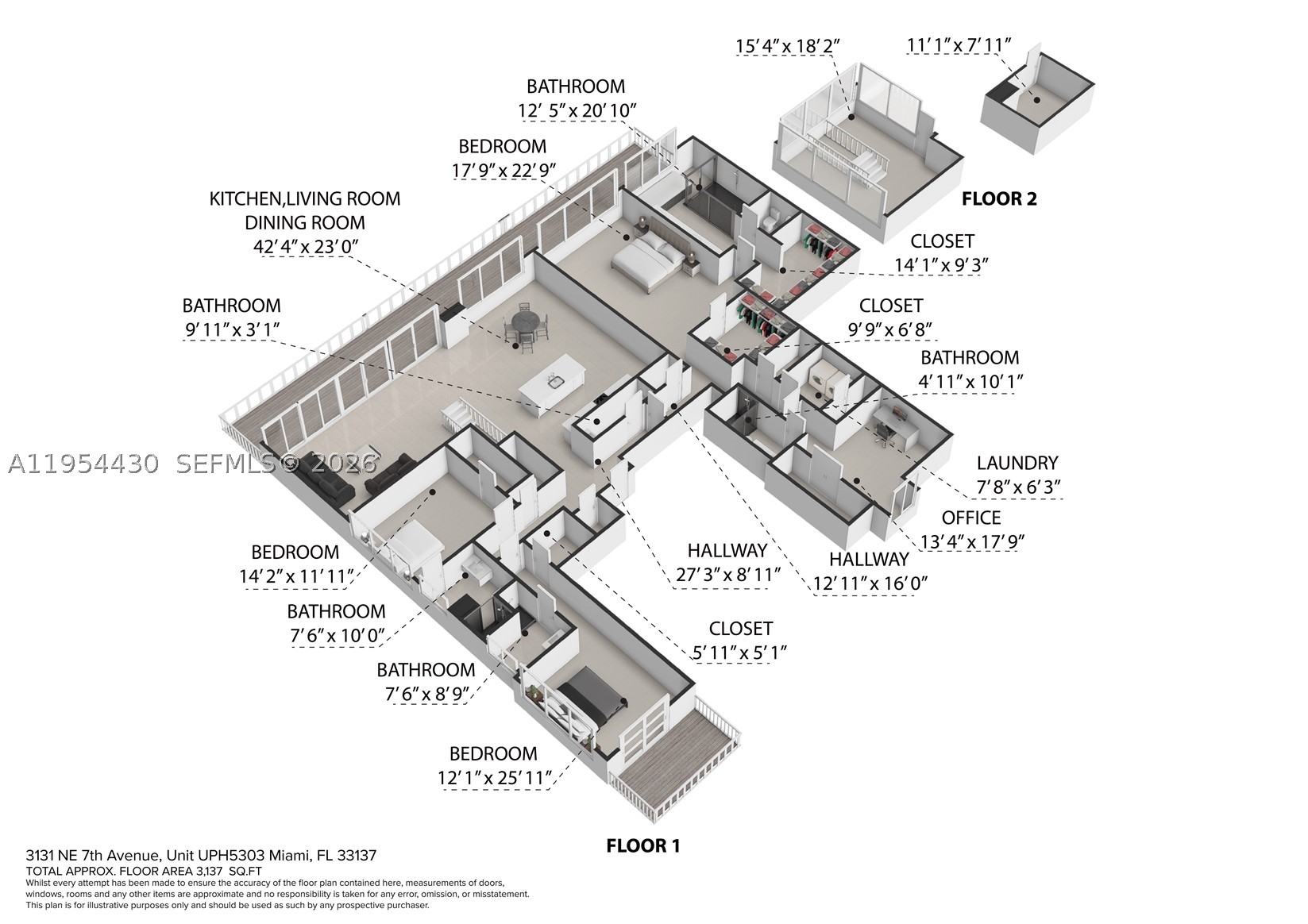 3131 NE 7th Ave #UPH5303, Miami FL 33137