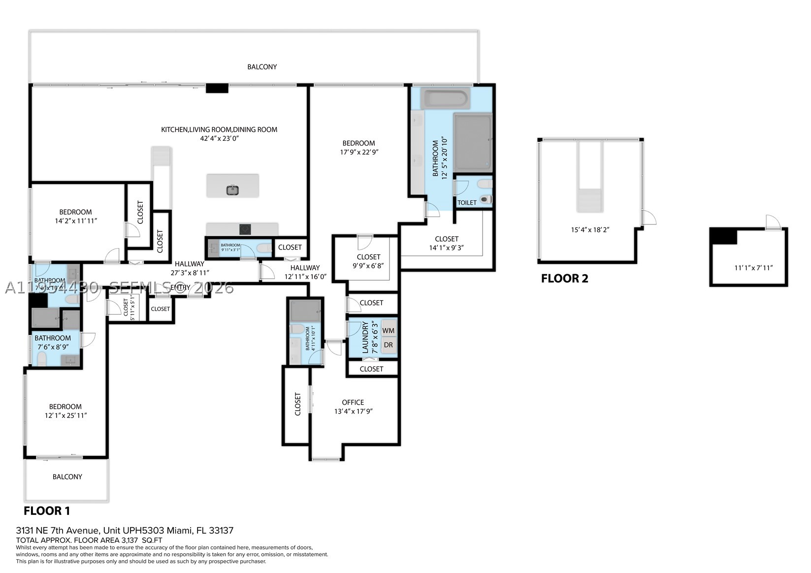 3131 NE 7th Ave #UPH5303, Miami FL 33137