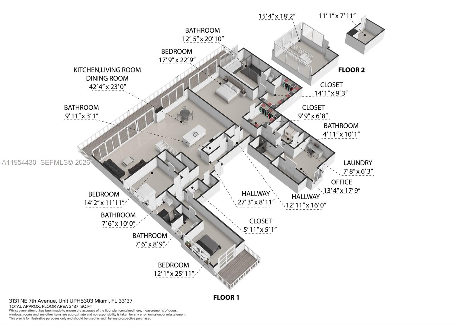 3131 NE 7th Ave #UPH5303, Miami FL 33137