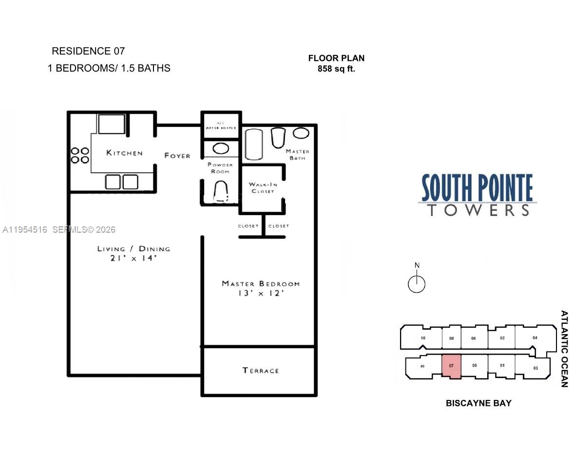 400 S Pointe Dr #807, Miami Beach FL 33139