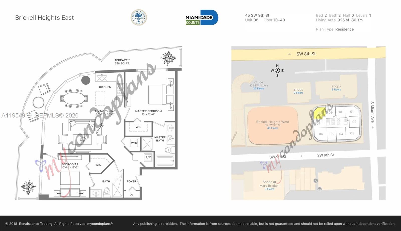 45 SW 9th St #1208, Miami FL 33130