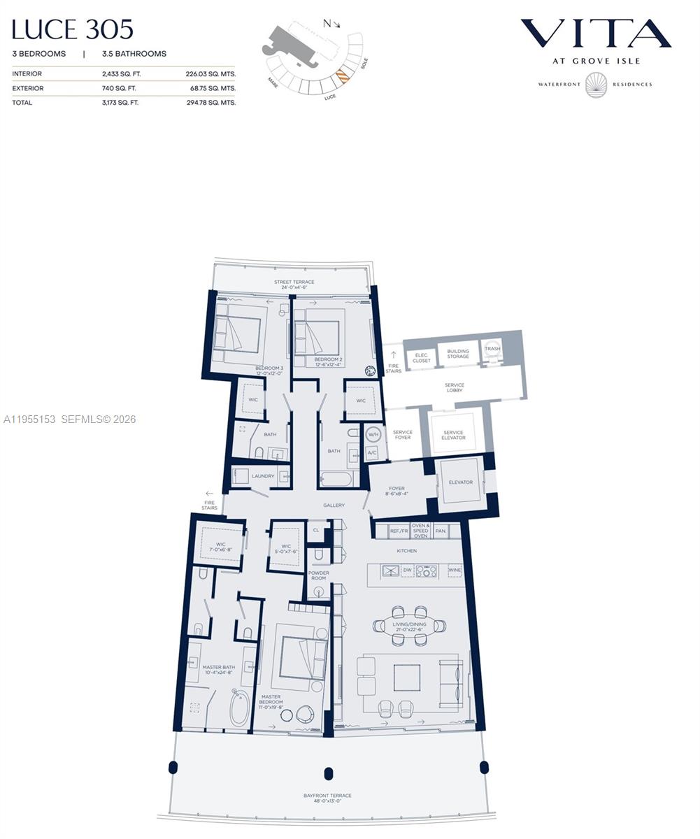5 Grove Isle #L305, Coconut Grove FL 33133