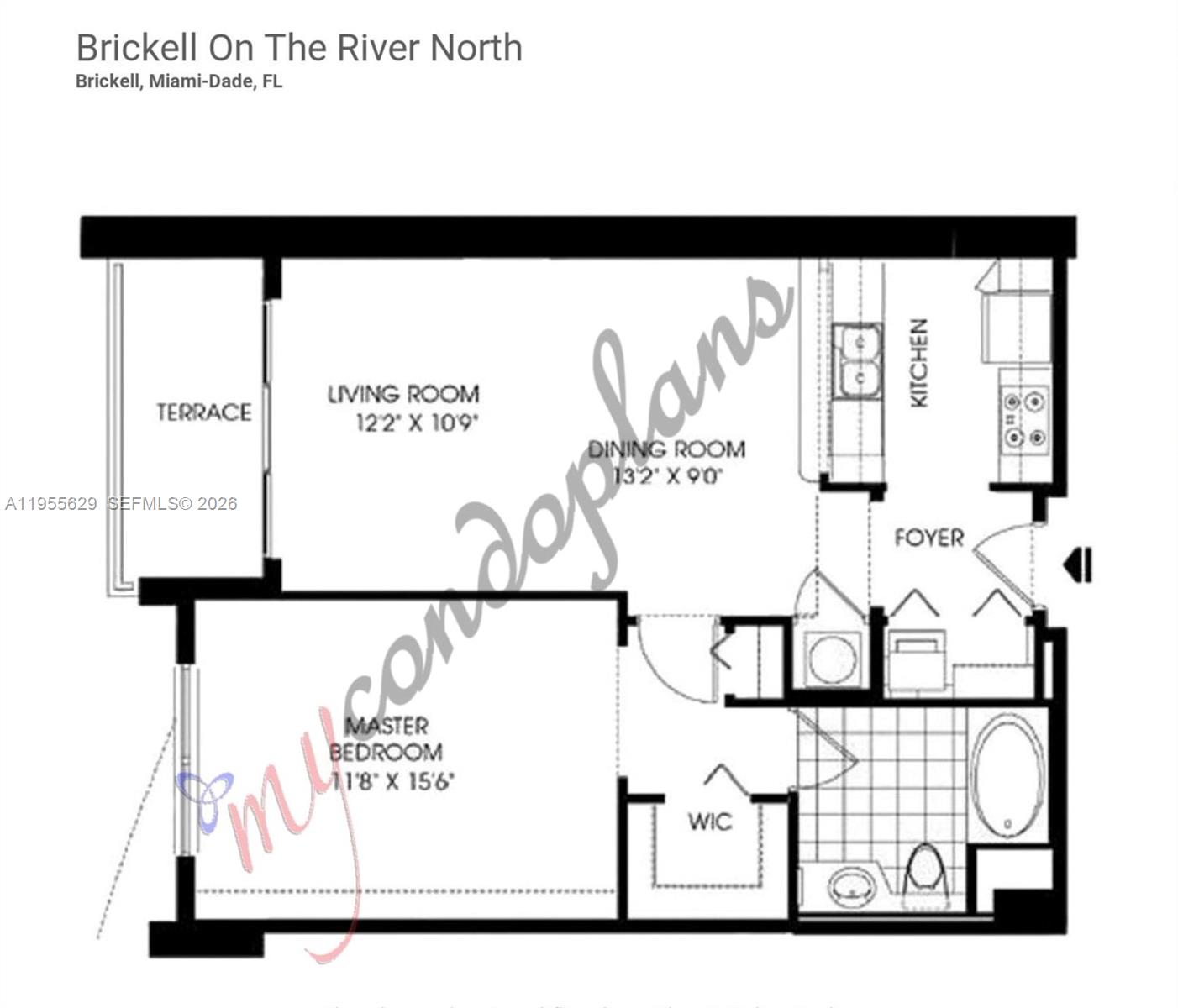 31 SE 5th St #1803, Miami FL 33131