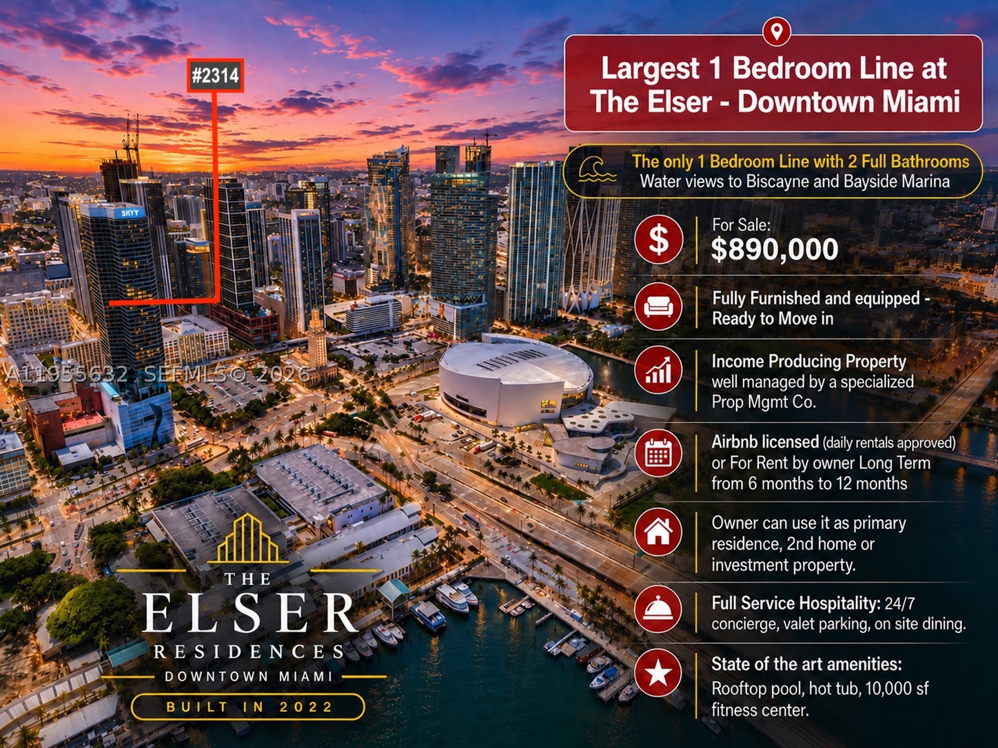 398 NE 5th St #2314, Miami FL 33132