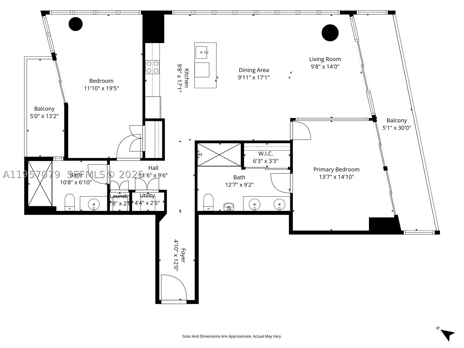 888 Biscayne Blvd #5508, Miami FL 33132
