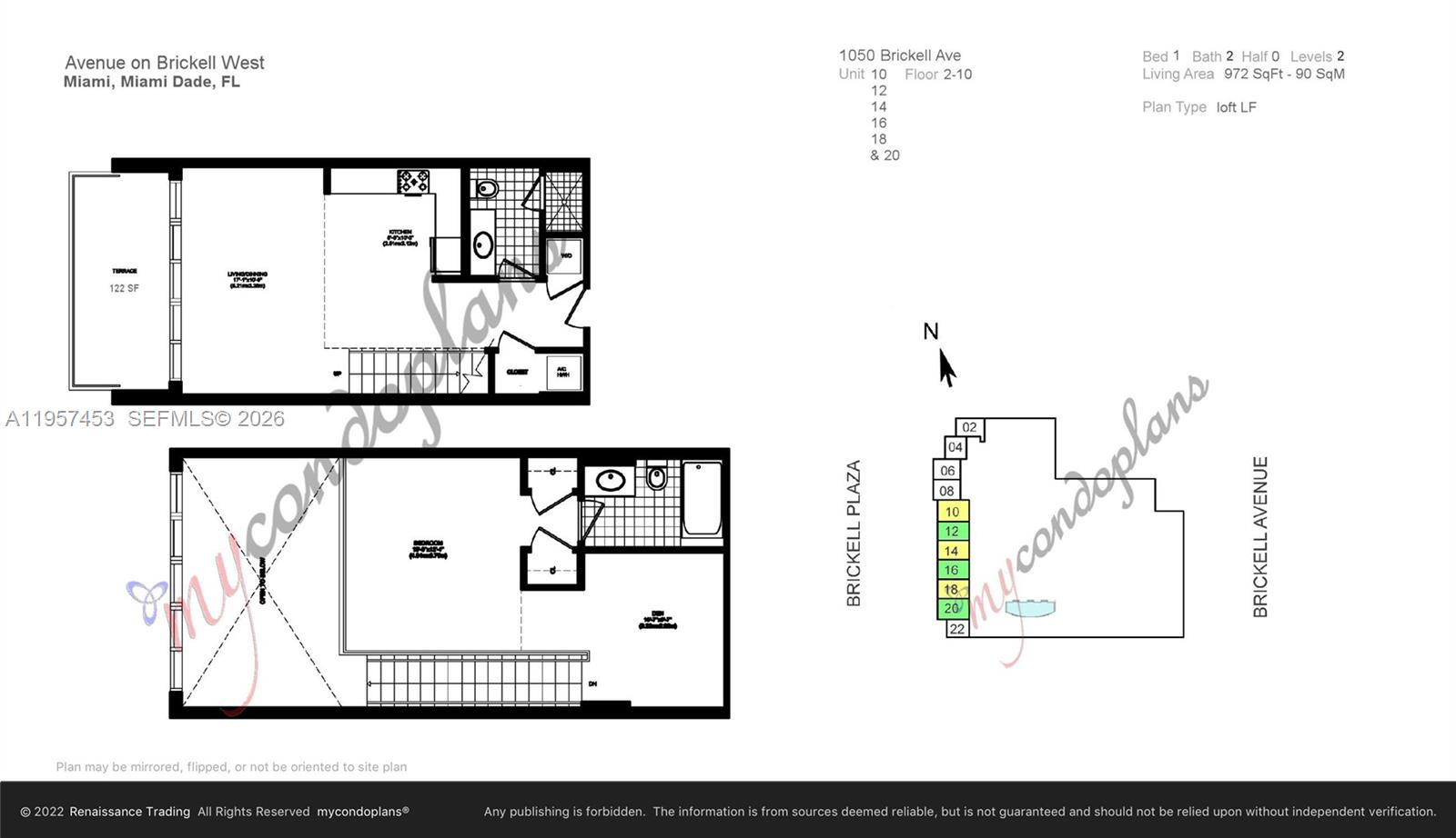 1050 Brickell Ave #818, Miami FL 33131