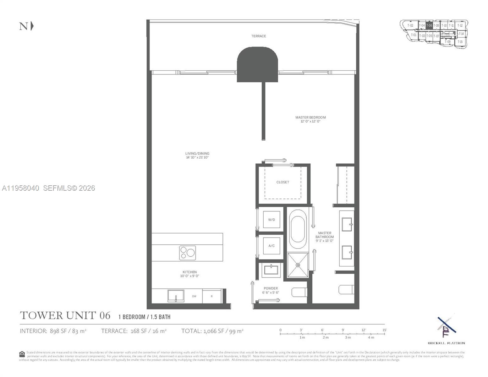 1000 Brickell Plaza #3306, Miami FL 33131